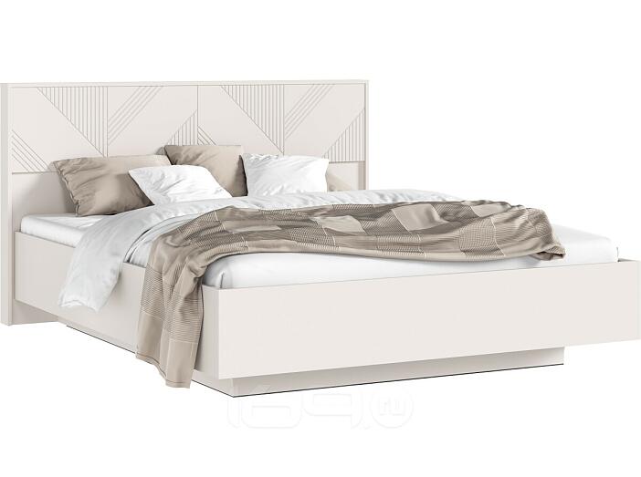 С/Г Ирис Кровать парящая 1,6м (ортопед дерево) (Кашемир, Кашемир)