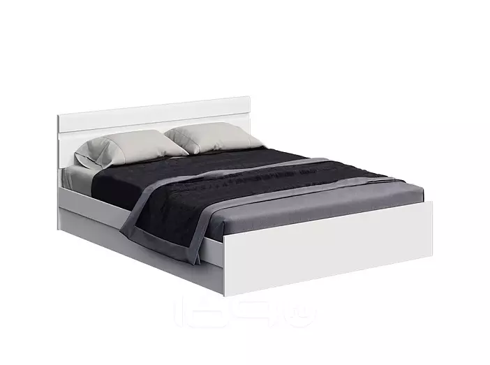 С/Г Нэнси New Кровать 1,6м (Белый глянец)