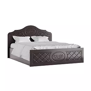 С/Г Престиж Кровать 1,6м (Шоколад, венге)