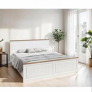 С/Г Валенсия Кровать 1,6м (Белый, белый)