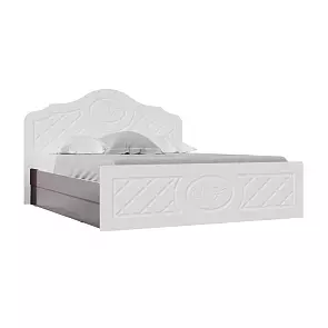 С/Г Престиж Кровать 1,4м (Жемчуг, венге)