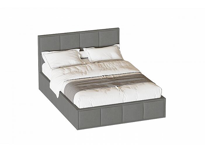 Кровать "Октавия" 160 Лана серый Вариант 1
