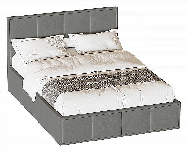 Кровать Октавия 160 Лана серый Вариант 1 19890₽