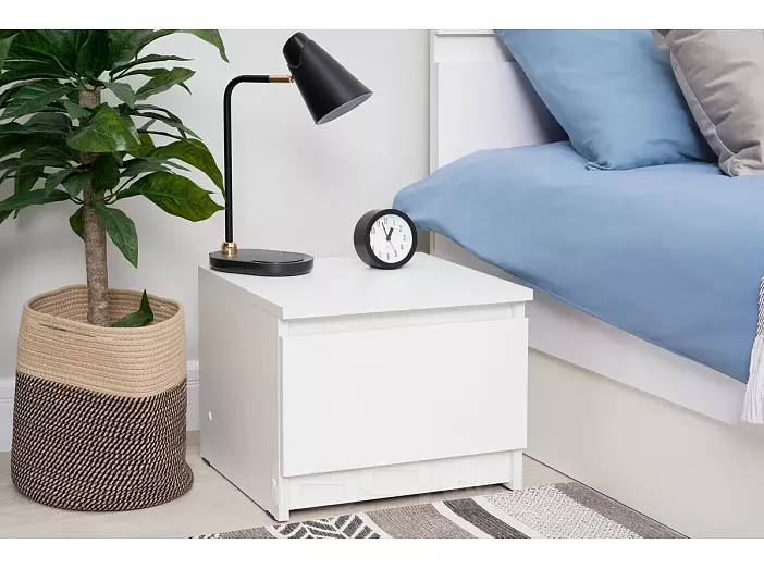 Челси Тумбы прикроватные (Ш) (Белый глянец холодный, белый)