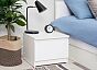 Челси Тумбы прикроватные (Ш) (Белый глянец холодный, белый)