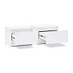 Челси Тумбы прикроватные (Ш) (Белый глянец холодный, белый)
