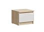 Челси Тумбы прикроватные (Ш) (Белый глянец холодный, дуб сонома)