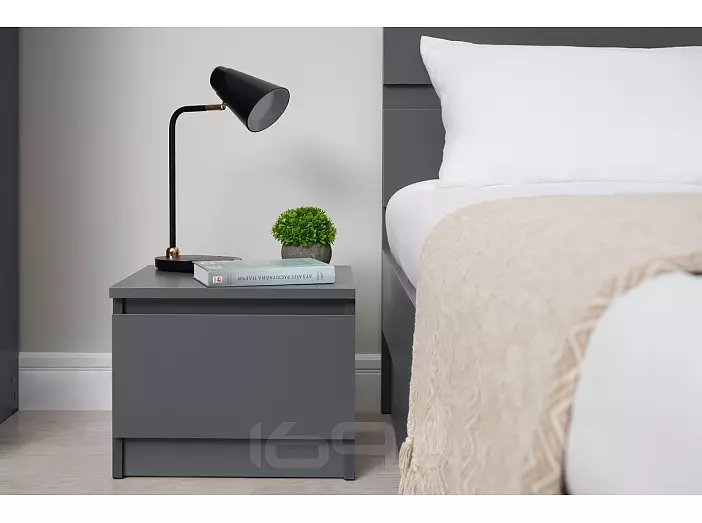 Челси Тумбы прикроватные (Ш) (Графит, графит)