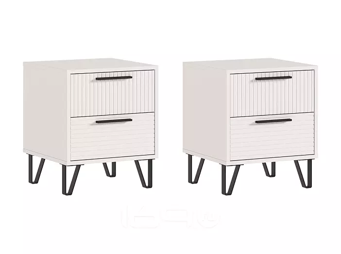 Флэш Тумбы прикроватные (2шт) (Кашемир, Кашемир)