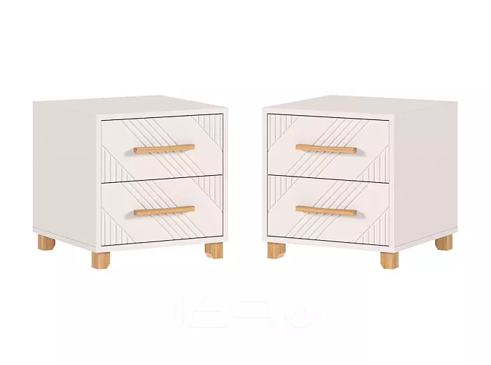 Ирис Тумбы прикроватные (2шт) (Кашемир, Кашемир)