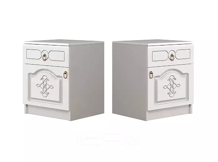 Каролина Тумбы (Белый глянец, белый)