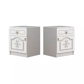 Каролина Тумбы (Белый глянец, белый)