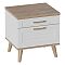 Тумба 2 ящ "Гавана" спальня Белый