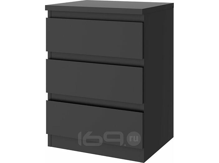 Тумба Олли 3 ящика STL.507.02 Графит