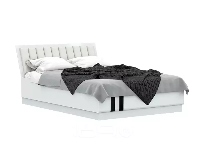 Магнолия Кровать 1,6 с ПМ (Белый глянец)