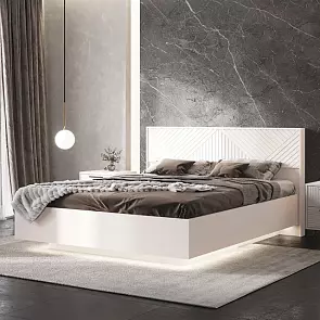 С/Г Флэш Кровать парящая 1,6м с ПМ (Кашемир, Кашемир)