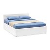 С/Г Нэнси New Кровать 1,6м с ПМ (Белый глянец)