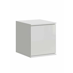 Челси Антресоль к пеналу (450) (Белый глянец, белый)