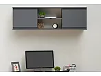 Антресоль 1352x354x412 Челси Графит/графит ЛДСП