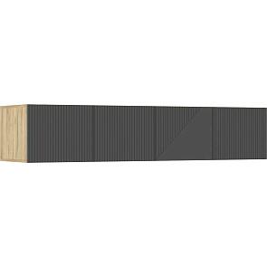 Ирис Антресоль к шкафу (1800) (Браш Графит, Дуб Крафт)