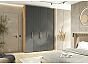 Антресоль 1800x510x364 Ирис Браш Графит/дуб крафт МДФ