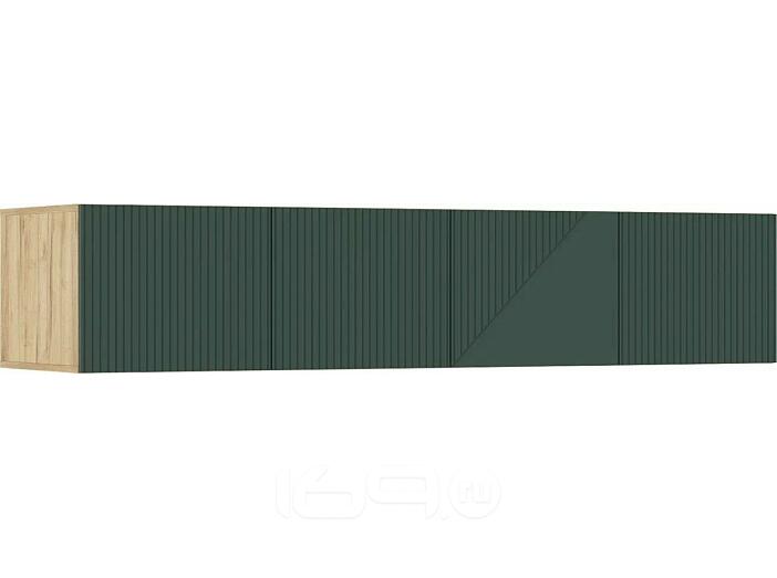 Ирис Антресоль к шкафу (1800) (Браш Мени Грин, Дуб Крафт)