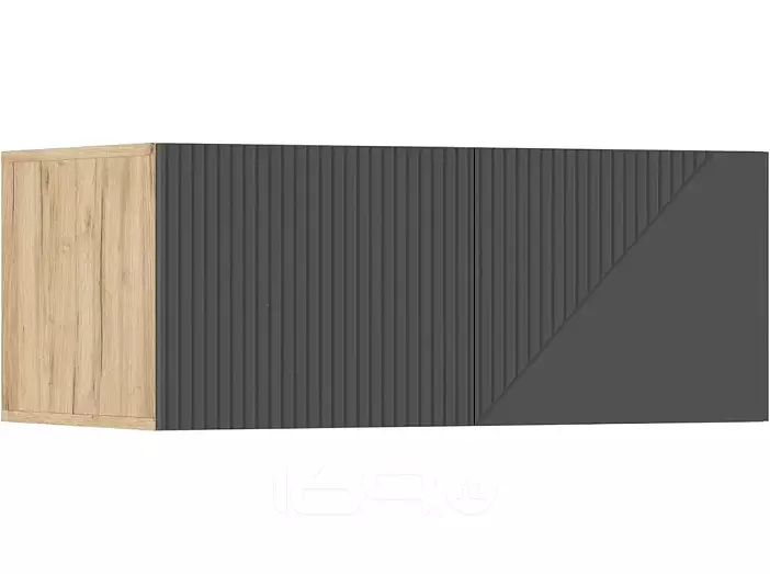 Антресоль 900x510x364 Ирис Браш Графит/дуб крафт МДФ