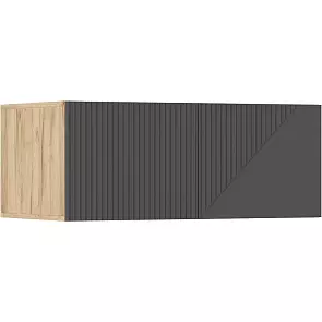 Антресоль 900x510x364 Ирис Браш Графит/дуб крафт МДФ