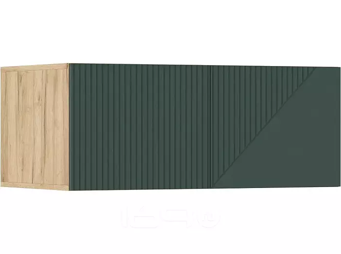 Антресоль 900x510x364 Ирис Браш Мени Грин/дуб крафт МДФ