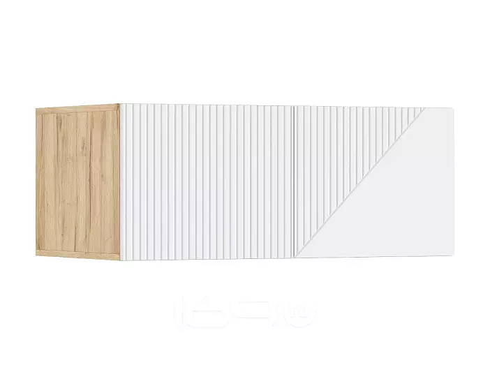 Ирис Антресоль к шкафу (900) (Браш Вайт, Дуб Крафт)