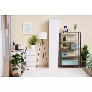 Челси Пенал 1 створка (Белый глянец, белый)