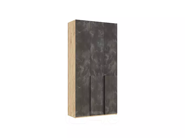 Марвэл Шкаф 3-х ств.(1200)(2шт) (Мальта Грей, Дуб Крафт)