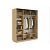 Шкаф-купе Тринити NEW (1800) Каркас (Дуб Крафт)