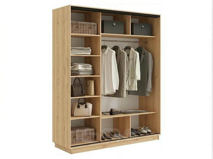 Шкаф-купе Тринити NEW (1800) Каркас (Дуб Крафт)