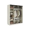 Каркас (Дуб Крафт Белый) от Шкафа-купе Тринити NEW (1800)