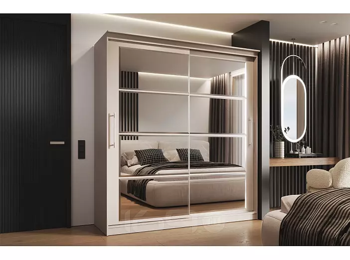 Шкаф-купе Элегант №8 2,0 м (Кашемир)