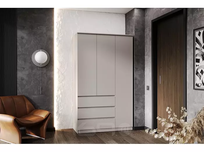 Челси Шкаф 1200 (Ш) (Кашемир, Кашемир)