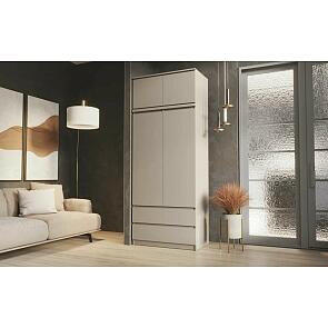 Челси Шкаф 2-х ств (2УПК) комбинированный с антресолью (Кашемир, Кашемир)