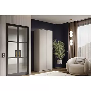 Челси Шкаф 2-х ств (2УПК) комбинированный (Ш) (Кашемир, Кашемир)