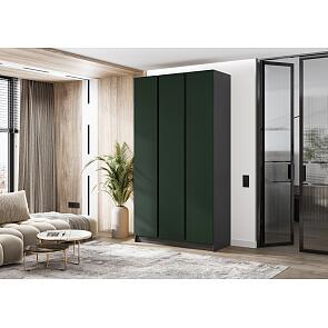 Келвин Шкаф 3-х ств. (1200) (Изумрудный, Графит)