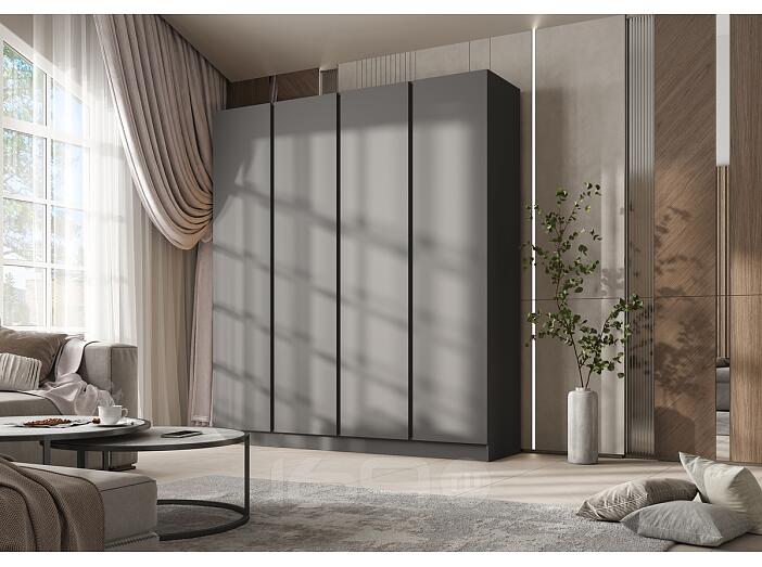 Келвин Шкаф 4-х ств. (2000) (Графит, Графит)