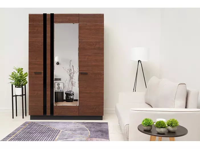 Магнолия Шкаф 3-х ств (Дерево, орех)