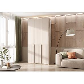 Марвэл Шкаф 3-х ств. (1200) (Кашемир, Дуб Крафт серый)