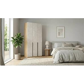 Марвэл Шкаф 3-х ств. (1200) с доп.ящиками (Мальта, Дуб Крафт)