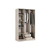 С/Г Мартина Шкаф для одежды 3-дверный (Кашемир, Дуб Крафт серый)