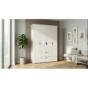 Сильвия Шкаф 4-х ств.(1600) (Кашемир, Дуб Крафт серый)