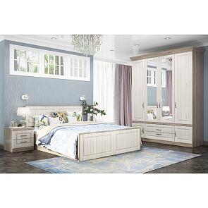 Спальня Соната Дуб Сонома/Andersen Pine White