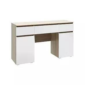 С/Г Ким Туалетный стол (Белый глянец холодный, сонома)
