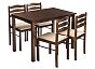 Обеденная группа Starter (стол и 4 стула) oak/beige