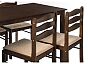 Обеденная группа Starter (стол и 4 стула) oak/beige